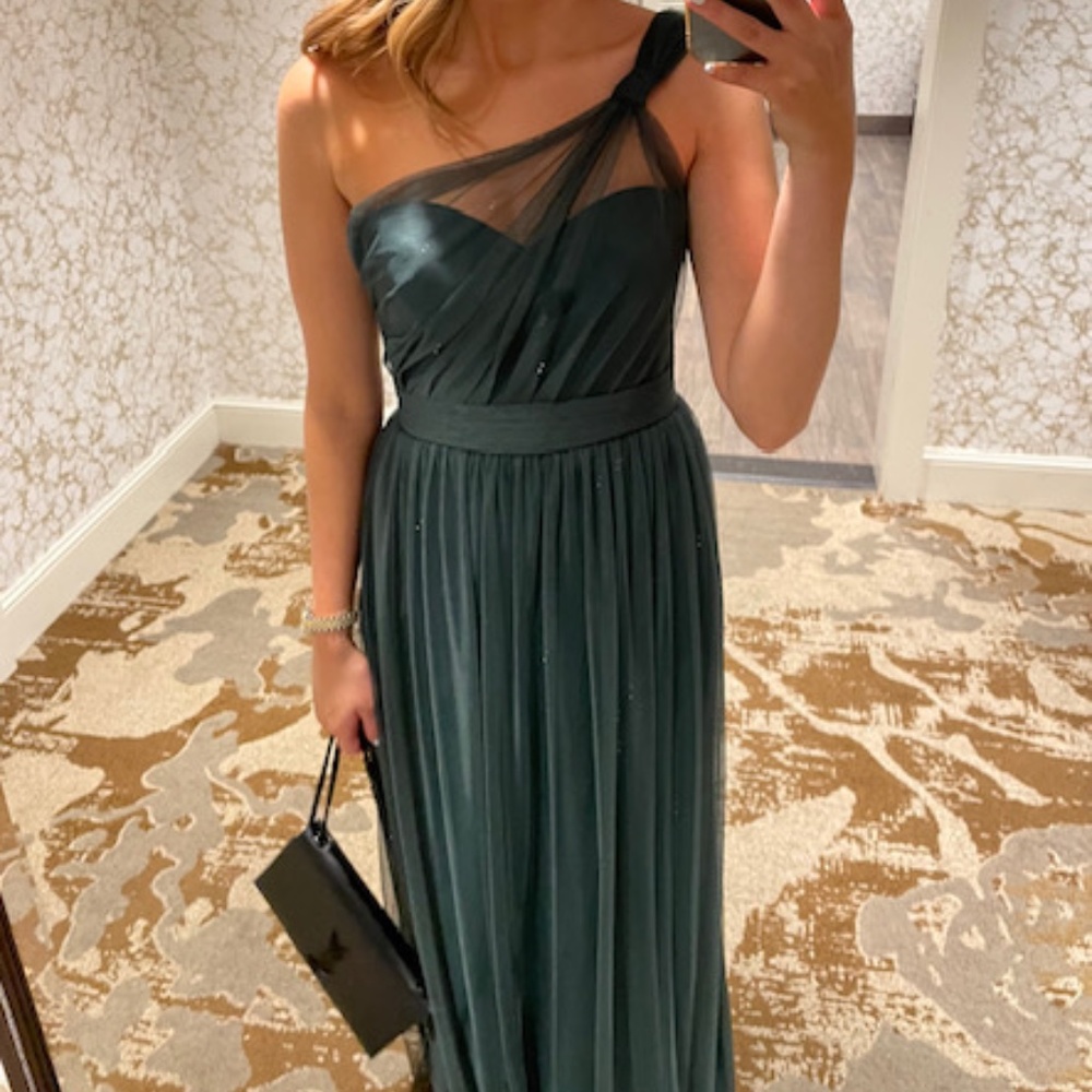 Amsale size 4 hunter tulle dress G949U